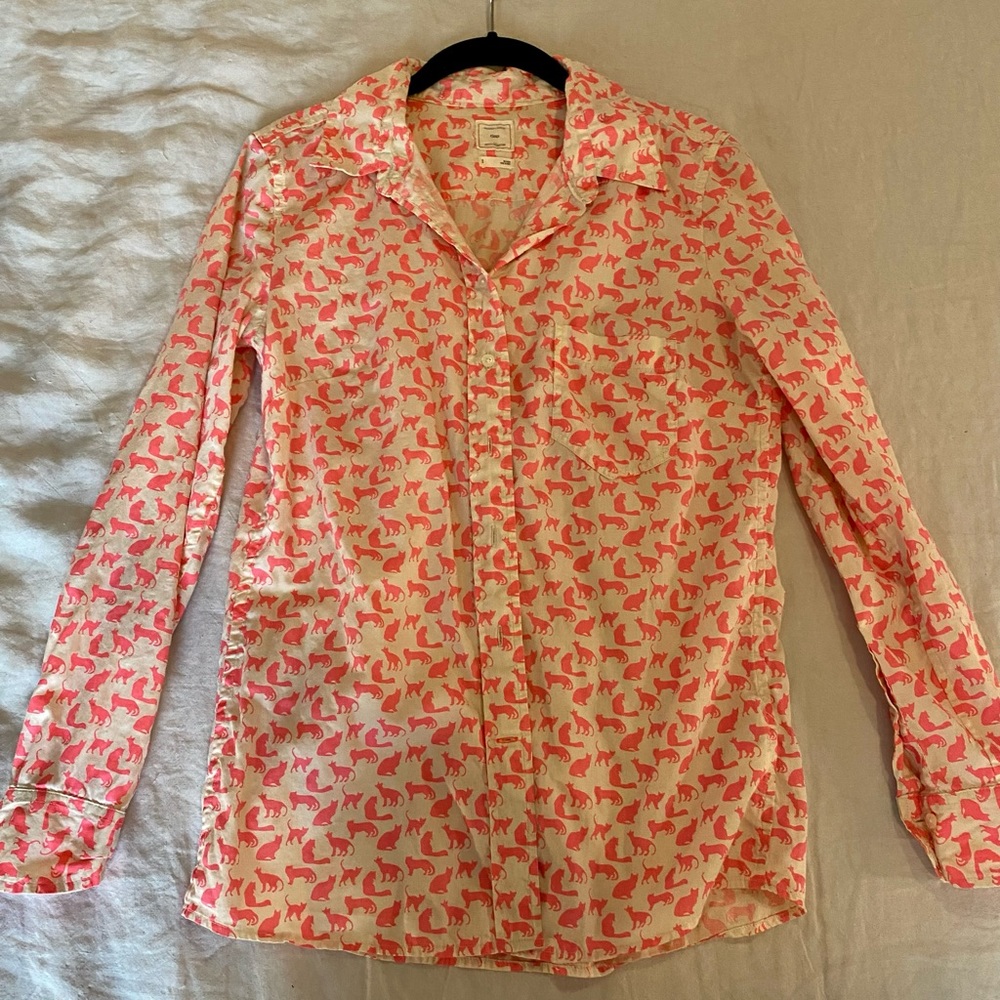 Gap Cat Button-Up Shirt
